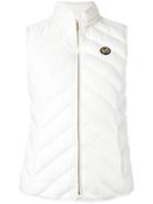 Michael Michael Kors Padded Gilet, Women's, Size: Xs, White, Polyester/feather Down