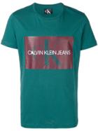 Calvin Klein Jeans Blocked Logo T-shirt - Green