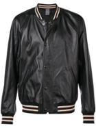 Coach Reversible Souvenir Leather Jacket - Black
