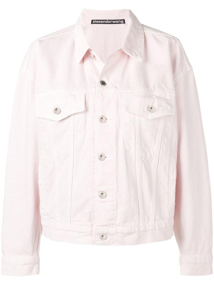Alexander Wang Game Denim Jacket - Pink