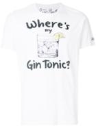 Mc2 Saint Barth Gin Tonic Print T-shirt - White