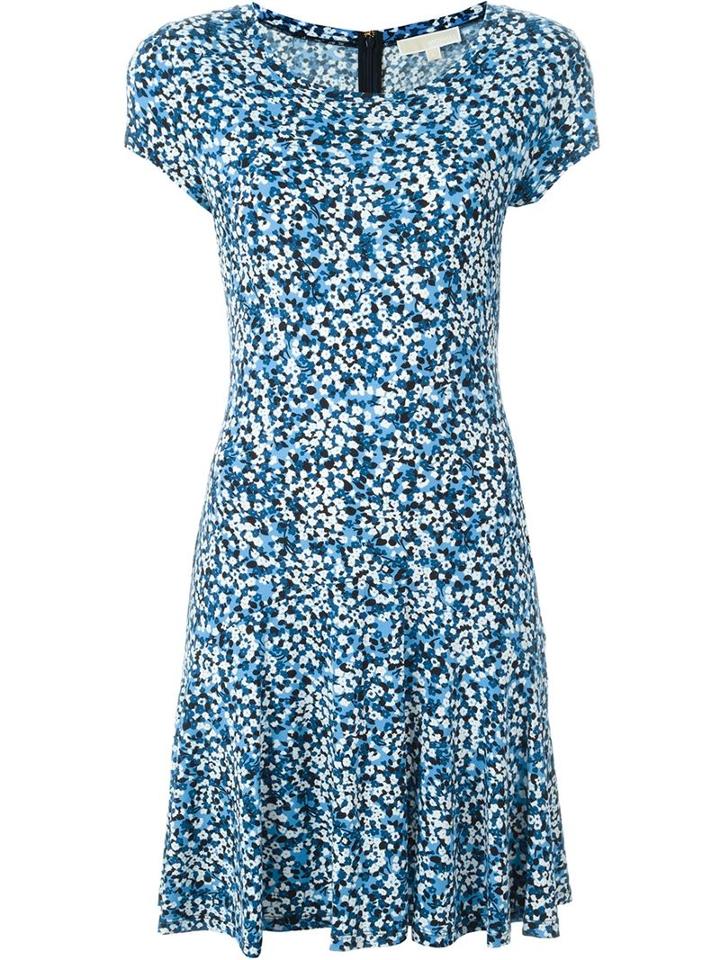 Michael Michael Kors Calico Print Swing Dress