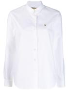 Maison Kitsuné Fox Head Patch Shirt - White