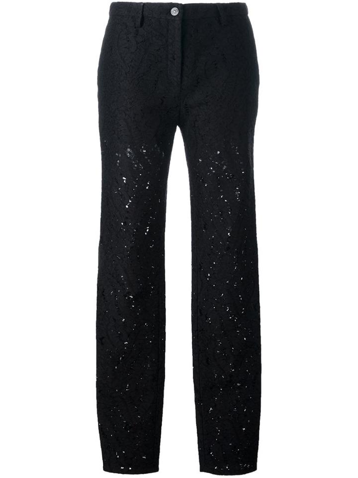 No21 Sheer Lace Tapered Trousers