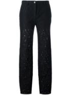 No21 Sheer Lace Tapered Trousers