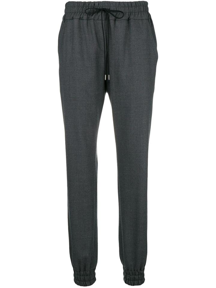Odeeh Elasticated Track Pants - Grey