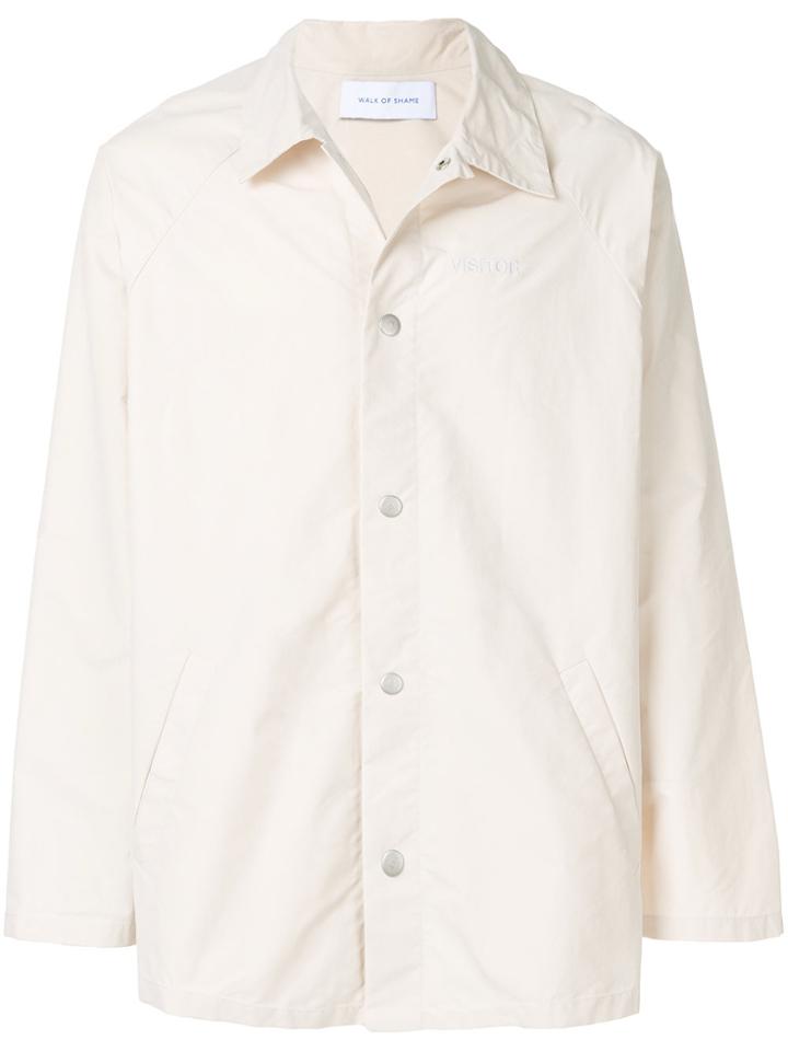 Walk Of Shame Classic Coach Jacket - Nude & Neutrals