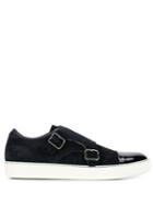 Lanvin Buckled Strap Sneakers - Blue