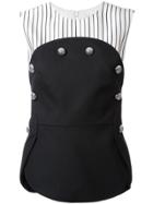 Gloria Coelho Printed Blouse - Black