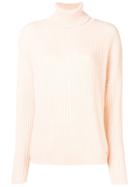 Elisabetta Franchi Turtleneck Jumper - Pink & Purple