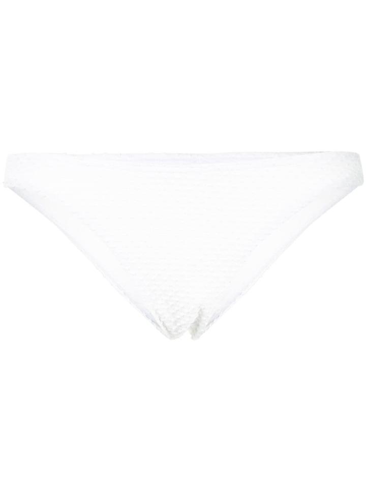 Peony Sonnet Staple Bikini Bottoms - White