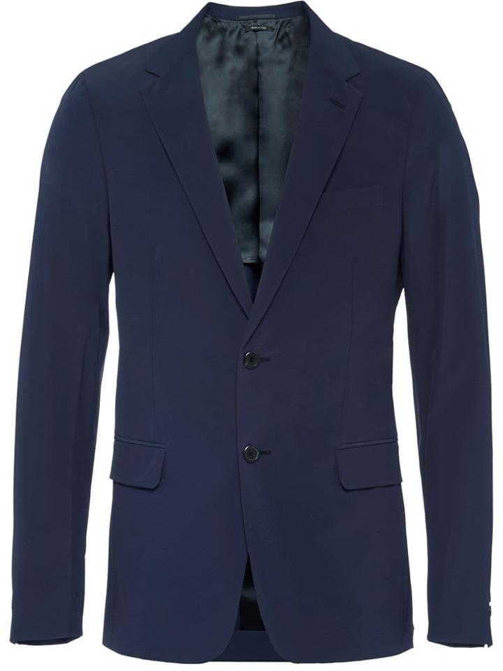 Prada Technical Poplin Jacket - Blue