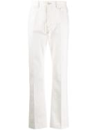 Marni High Waisted Straight Leg Jeans - White