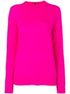 Proenza Schouler Classic Knitted Sweater - Pink & Purple