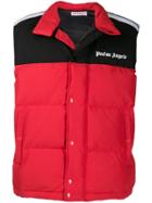 Palm Angels Padded Gilet - Red