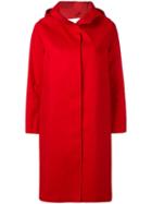 Mackintosh Berry Red Bonded Cotton Hooded Coat Lr-021