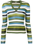 Altuzarra V-neck Knitted Top - Green