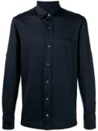 Tom Ford Chest Pocket Shirt, Men's, Size: 50, Blue, Cotton