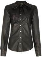 Skiim Joey Bow-neck Blouse - Black