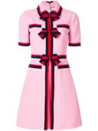 Gucci Bow Detailed Dress - Pink & Purple