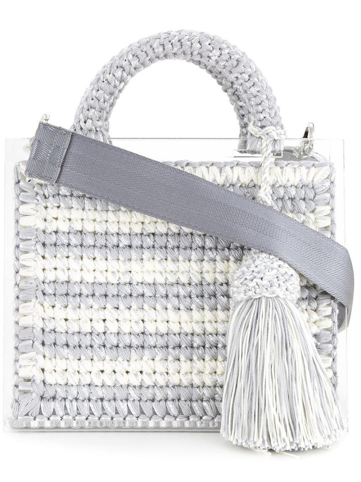 7ii Prisoner St. Barts Purse, Women's, Grey, Acrylic