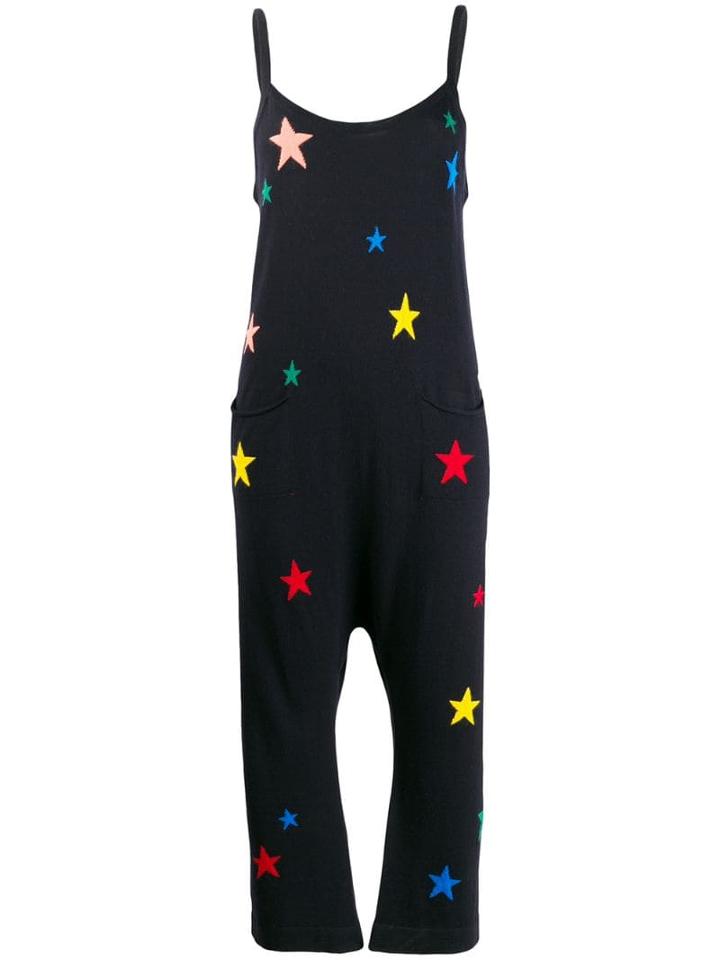 Chinti & Parker Star Print Jumpsuit - Blue