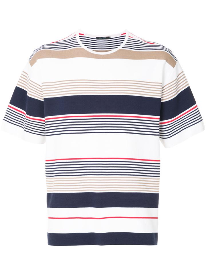 Guild Prime Striped Knitted Top - White