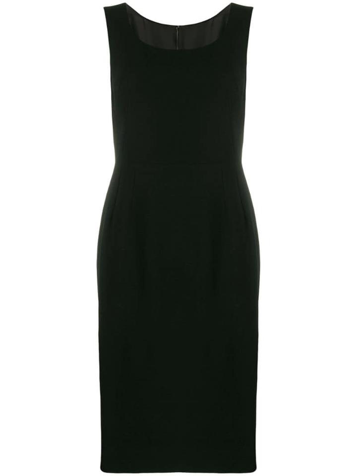 Dolce & Gabbana Cady Fitted Dress - Black
