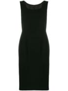 Dolce & Gabbana Cady Fitted Dress - Black