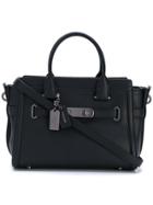 Coach Flip Lock Tote - Black