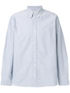 Visvim Contrast Elbow Patch Shirt - Blue