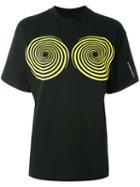 Y / Project - Vortex Print T-shirt - Women - Cotton - S, Black, Cotton