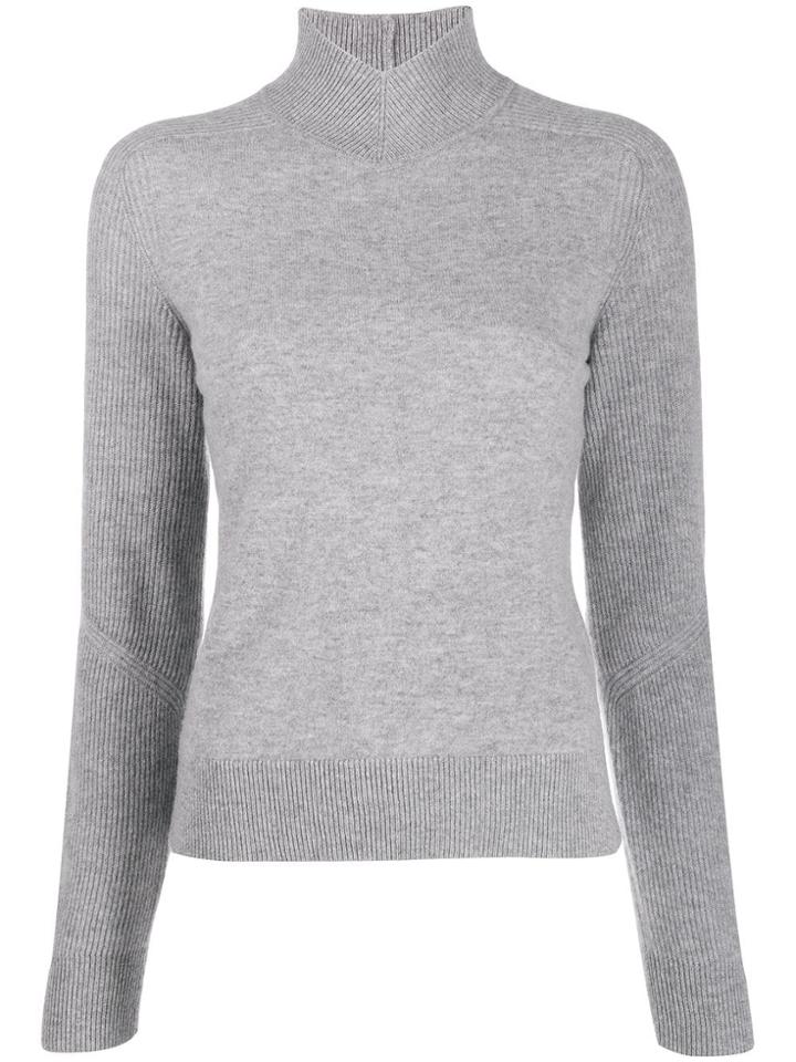Rag & Bone Ribbed Panel Top - Grey