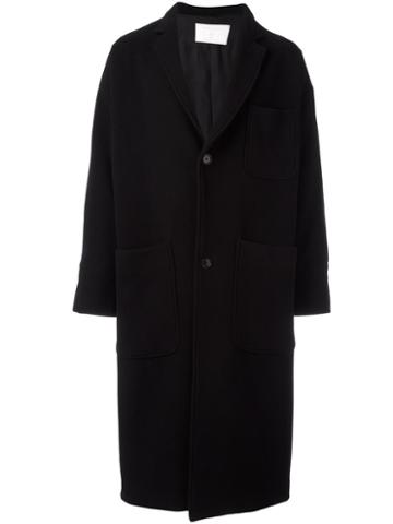 Société Anonyme Loose Fit Oversized Coat, Men's, Size: Large, Black, Cashmere/wool