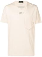 Stone Island Shadow Project Chest Pocket Detail T-shirt - Orange