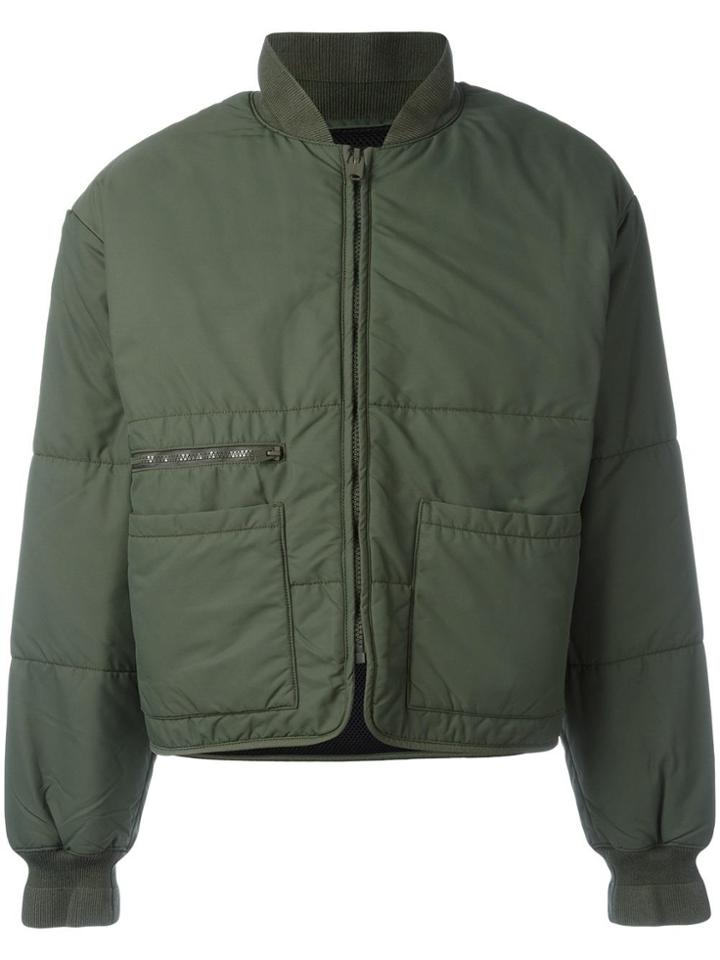 Yeezy Season 3 Puffer Bomber Jacket - Green
