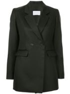 Strateas Carlucci Double Breasted Fitted Blazer - Black