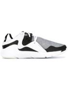 Y-3 Qr Run Sneakers, Men's, Size: 6.5, Black, Leather/nylon/rubber