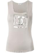 Chanel Pre-owned Cc Logo Vest Top - Grey