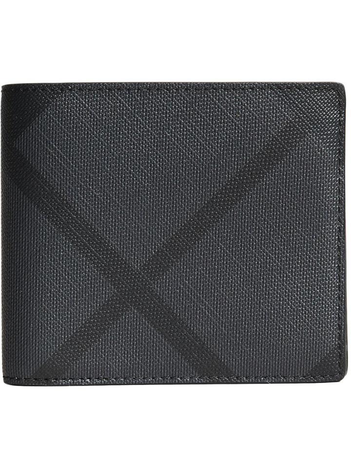 Burberry London Check Id Wallet - Black