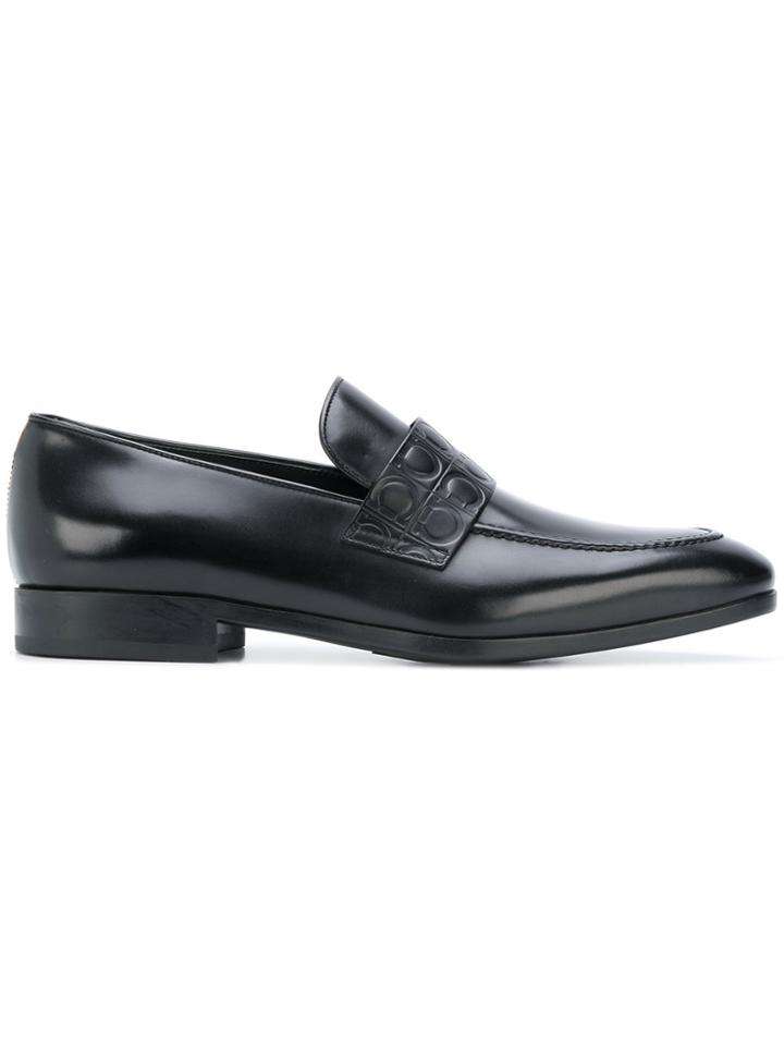 Salvatore Ferragamo Classic Slip-on Loafers - Black