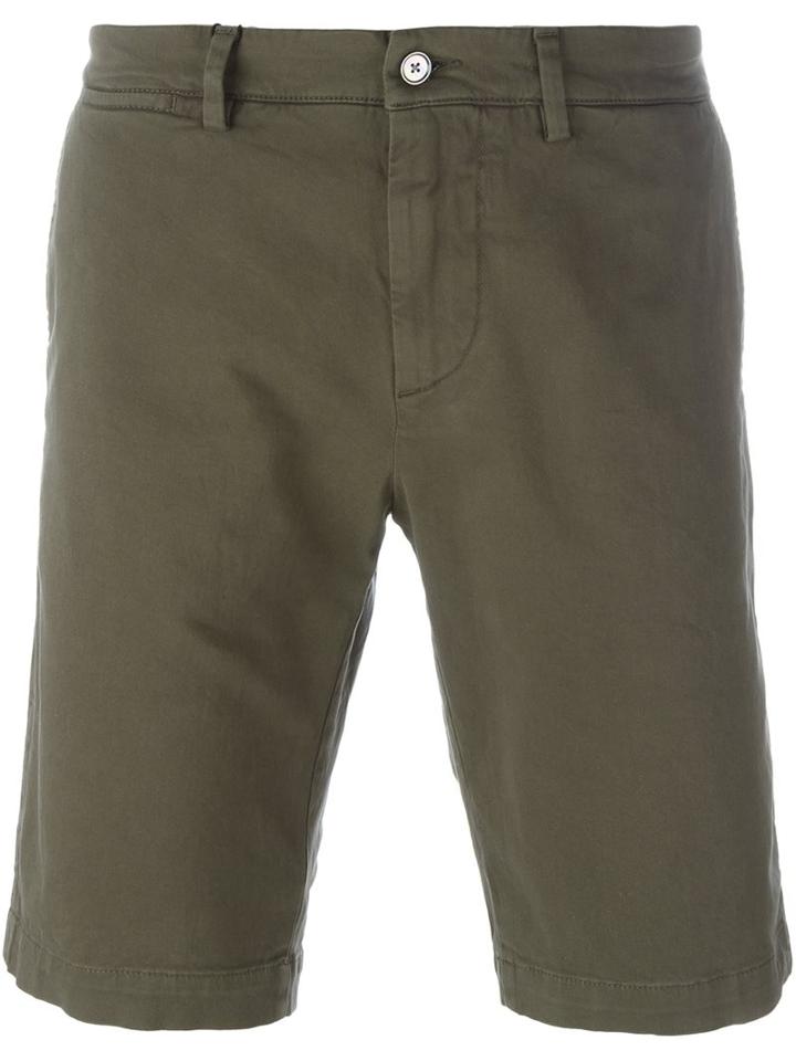 Dolce & Gabbana Chino Shorts, Men's, Size: 48, Green, Cotton/spandex/elastane