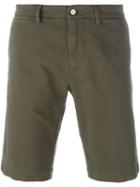 Dolce & Gabbana Chino Shorts, Men's, Size: 48, Green, Cotton/spandex/elastane