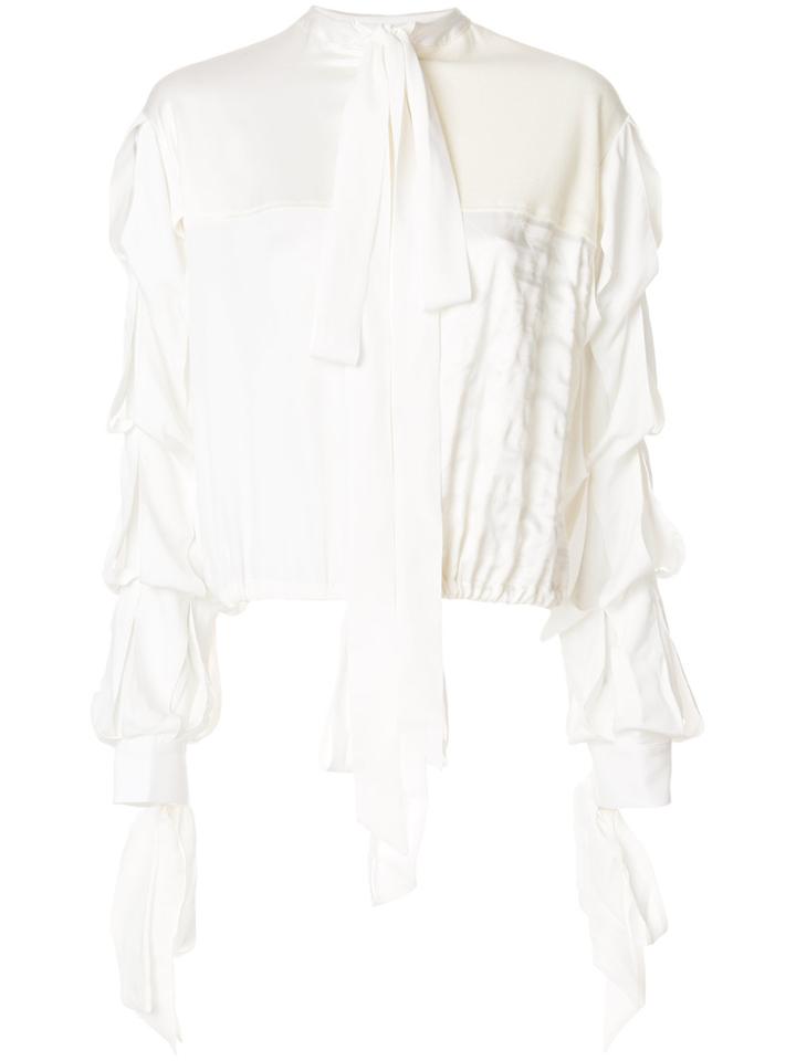Jw Anderson Soft Tudor Blouse - White