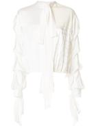 Jw Anderson Soft Tudor Blouse - White