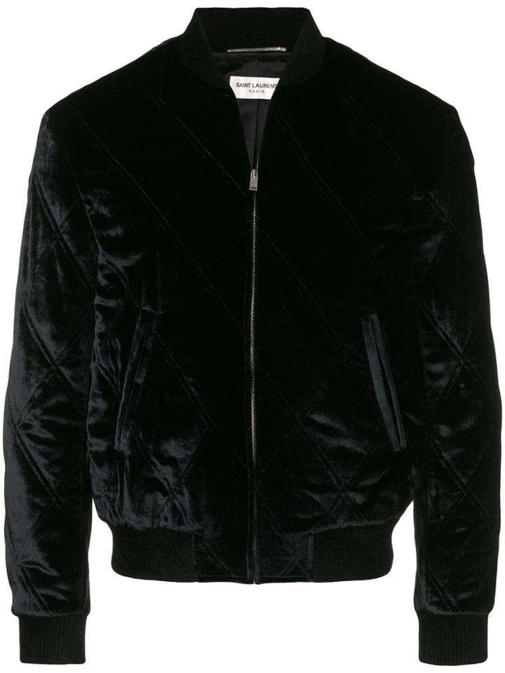 Saint Laurent Quilted Teddy - Black