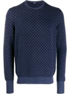 Drumohr Crew-neck Cashmere Sweater - Blue