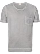 Massimo Alba Patch Pocket T-shirt - Grey