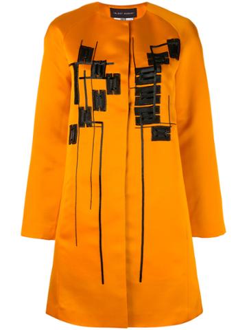 Talbot Runhof Munich Coat - Yellow & Orange