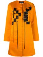 Talbot Runhof Munich Coat - Yellow & Orange